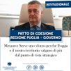 PATTO DI COESIONE GOVERNO – REGIONE PUGLIA, METAURO: “SERVE UNO SFORZO PERCHÉ FOGGIA E IL NOSTRO TERRITORIO VALGA DI PIÚ DAL PUNTO DI VISTA STRETEGICO”